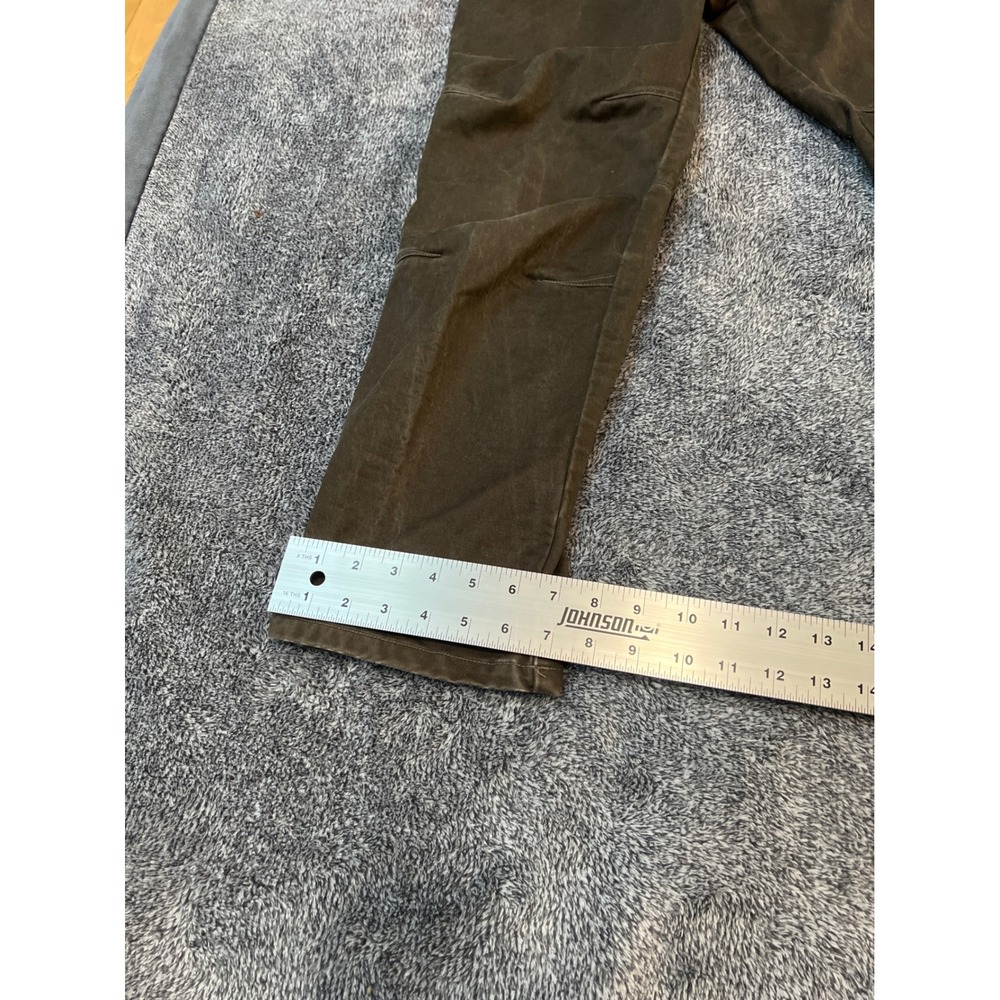 Kuhl Rydr Pants Mens 32x28 Brown Vintage Patina Dye Articulated Knee Canvas Work - Picture 4 of 15